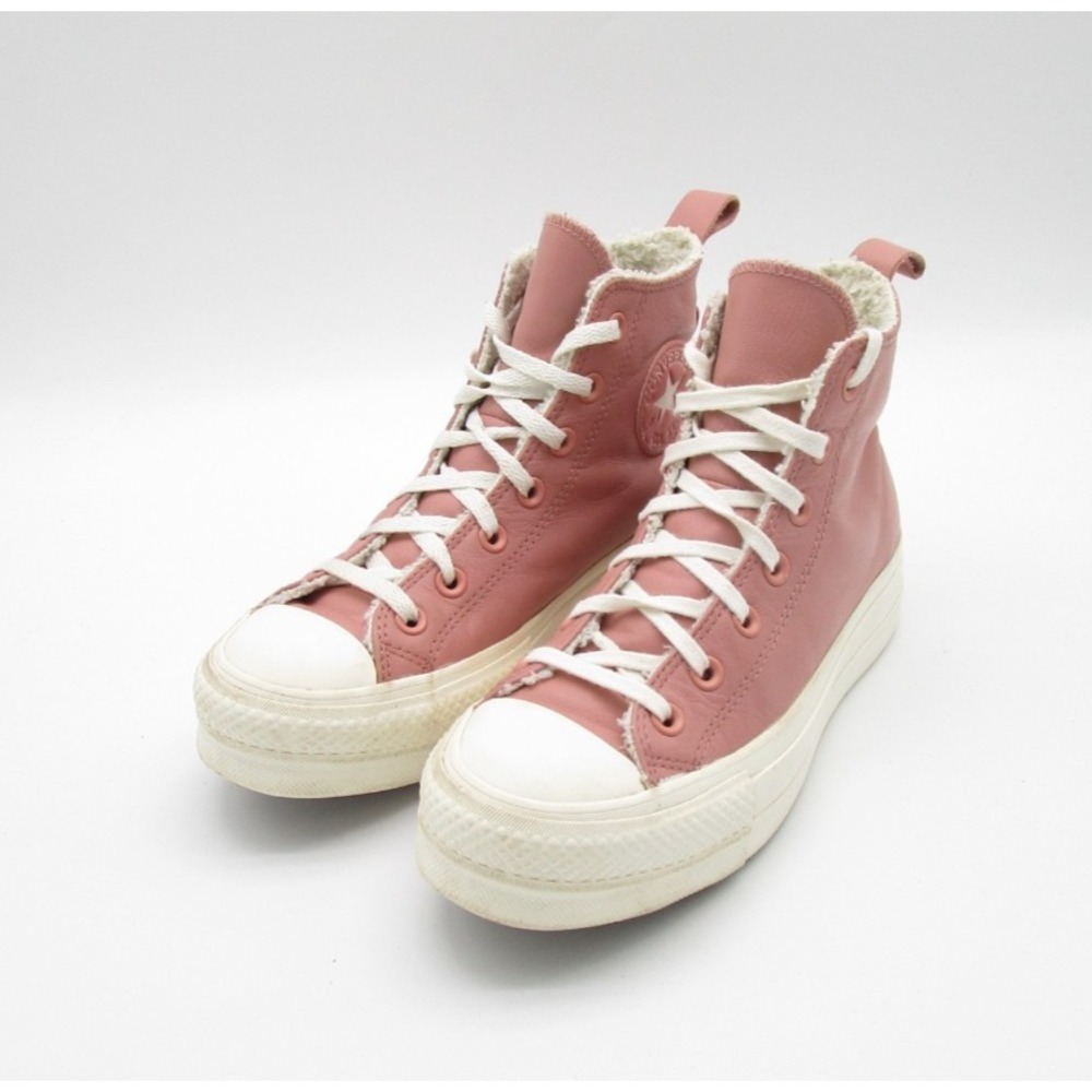Converse A04256C Chuck Taylor All Star Hi Lift Leather Sneaker Womens US 7.5 - Picture 3 of 11
